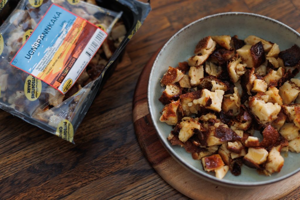 Ugnspannkaka i bitar från Piteortens Chark